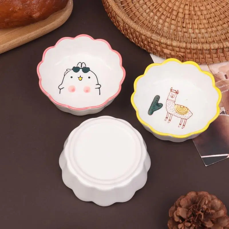 Microwave Dishwasher Safe Home Kitchens Ceramic Condiment Dishes Qme