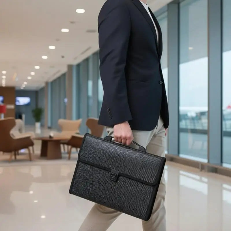 Multi Level Long File Organizer Expandable Business Folder Tear Proof Qme