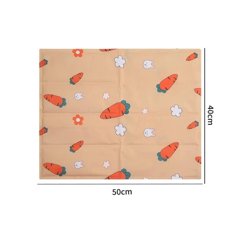 Reusable Pet Cooling Mat Waterproof Gel Pad Dogs Cats Summer Non Qme A7
