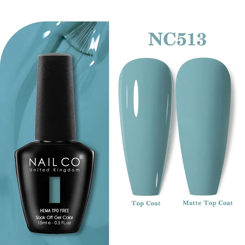 NAILCO Coat Base Gel Nail Polish Nails Art Semi Permanent Lacquer