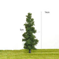 14/21cm Miniature Pine Tree Model Realistic Model Trees For DioramaTrain Layout Fairy Garden Architectural Landscape Decor Qme A1