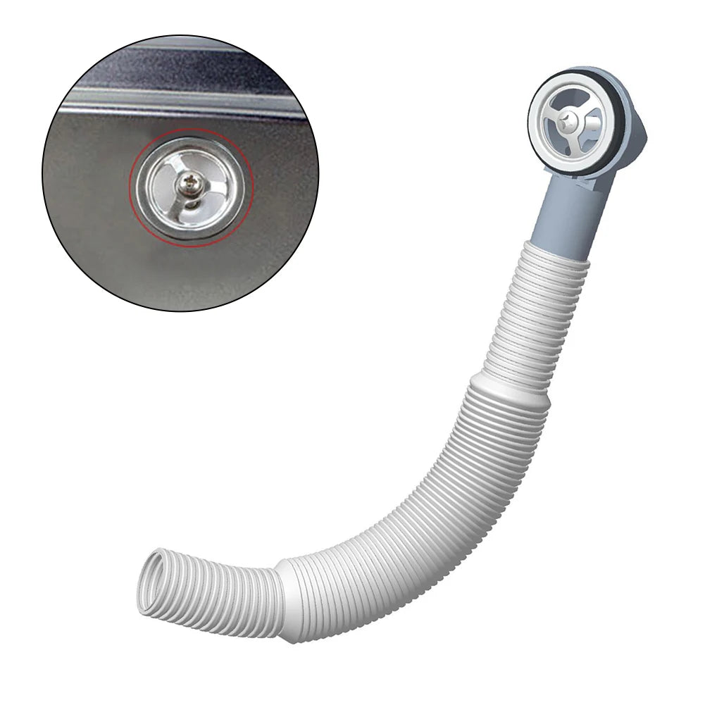 Overflow Pipe Washbasin Drainer Replacement Parts For Kitchen Sink Connector Kitchen Drainage Accessory Qme