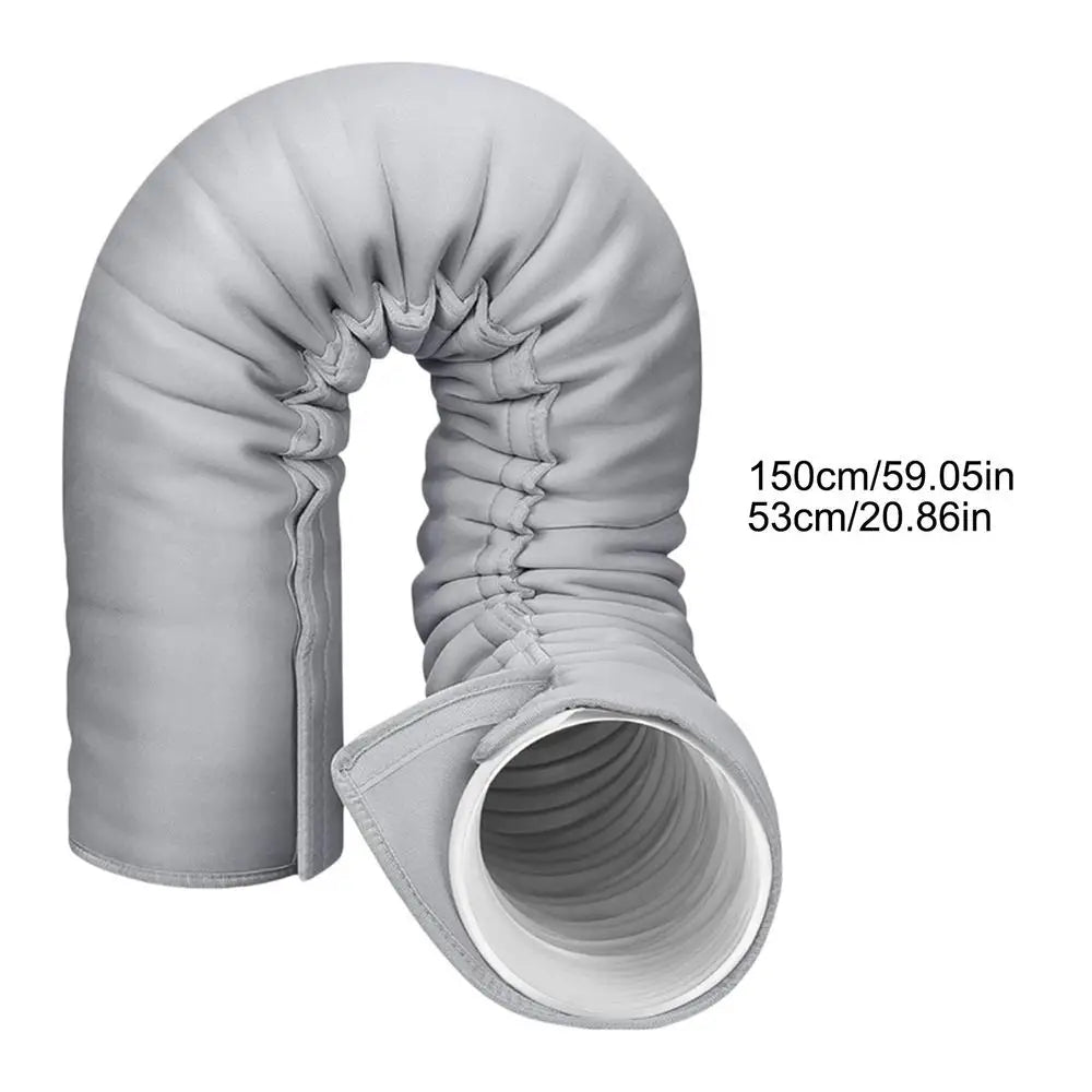 2026 AC Hose Insulation Sleeve Portable Insulated Sleeve With 3 Adjustable Straps Air Conditioner Accessories For Outdoor Qme Gray