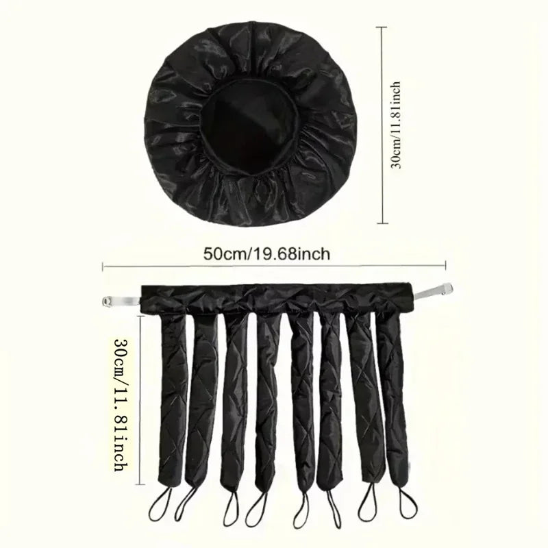 Lazy Hair Curler Hair Rollers Heatless Headband Curls Silk Ribbon Sleeping Soft Wave Formers No Heat Curls Ribbon Styling Tools Qme