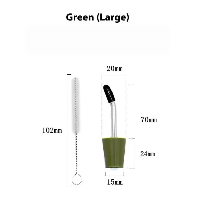Kettle Extension Nozzle Outdoor Hiking Backpacking Stainless Steel Qme L Green