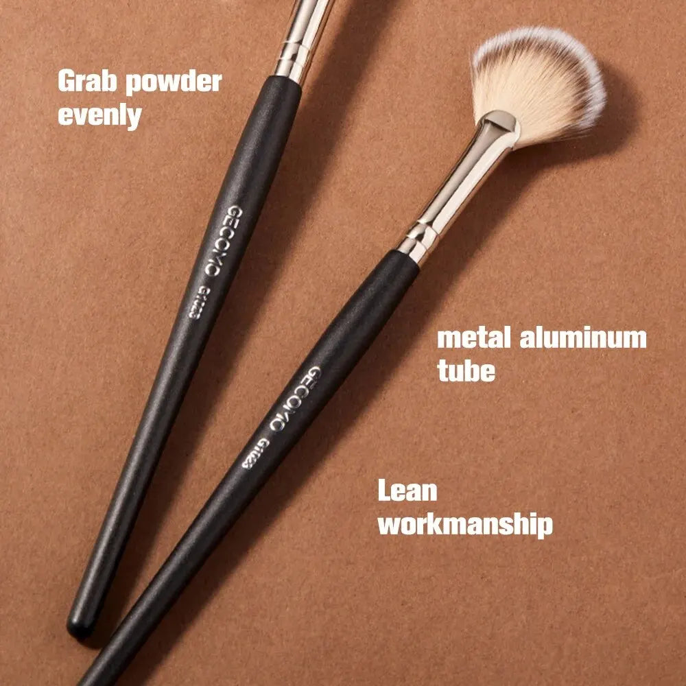 Highlighting Brush Soft Blusher Powder GECOMO Cosmetic 1 Make Up G1023 Qme