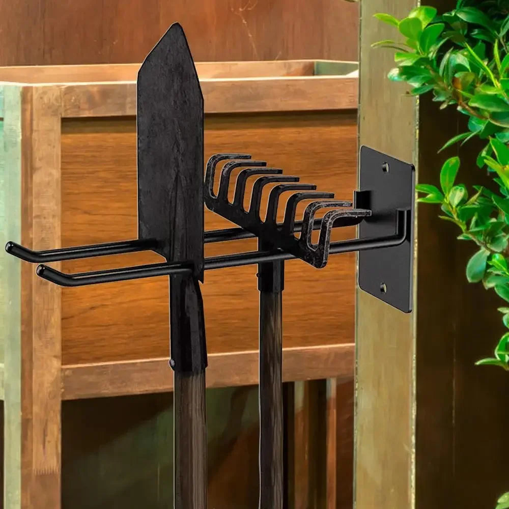 Tool Storage System Hooks Wall Holder Garage Storage Multi-Purposes Garden Tool Organizer For Warehouse Garage Wall Hook Qme