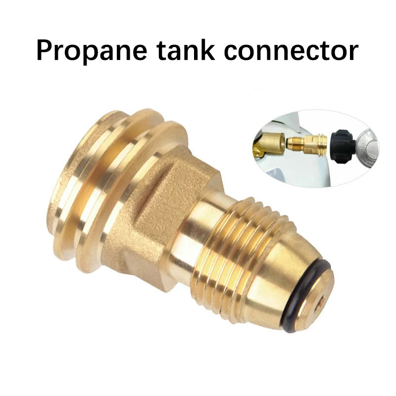 Stove Adapter POL QCC1 5 2 Outdoor Propane Inflation Connector Gas Qme