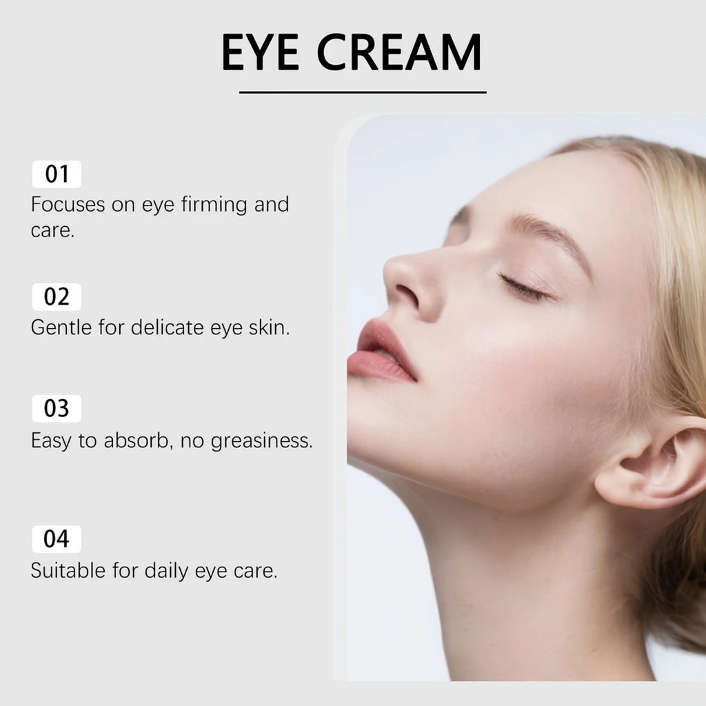 Collagen NAD+ Retinal Under Eye Cream, Peptide Infused Moisturizing Firming Care Qme