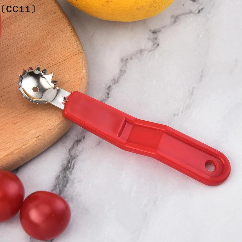 1 Cherry Pitter Tool Stainless Steel Head Non Slip Handle Home Qme