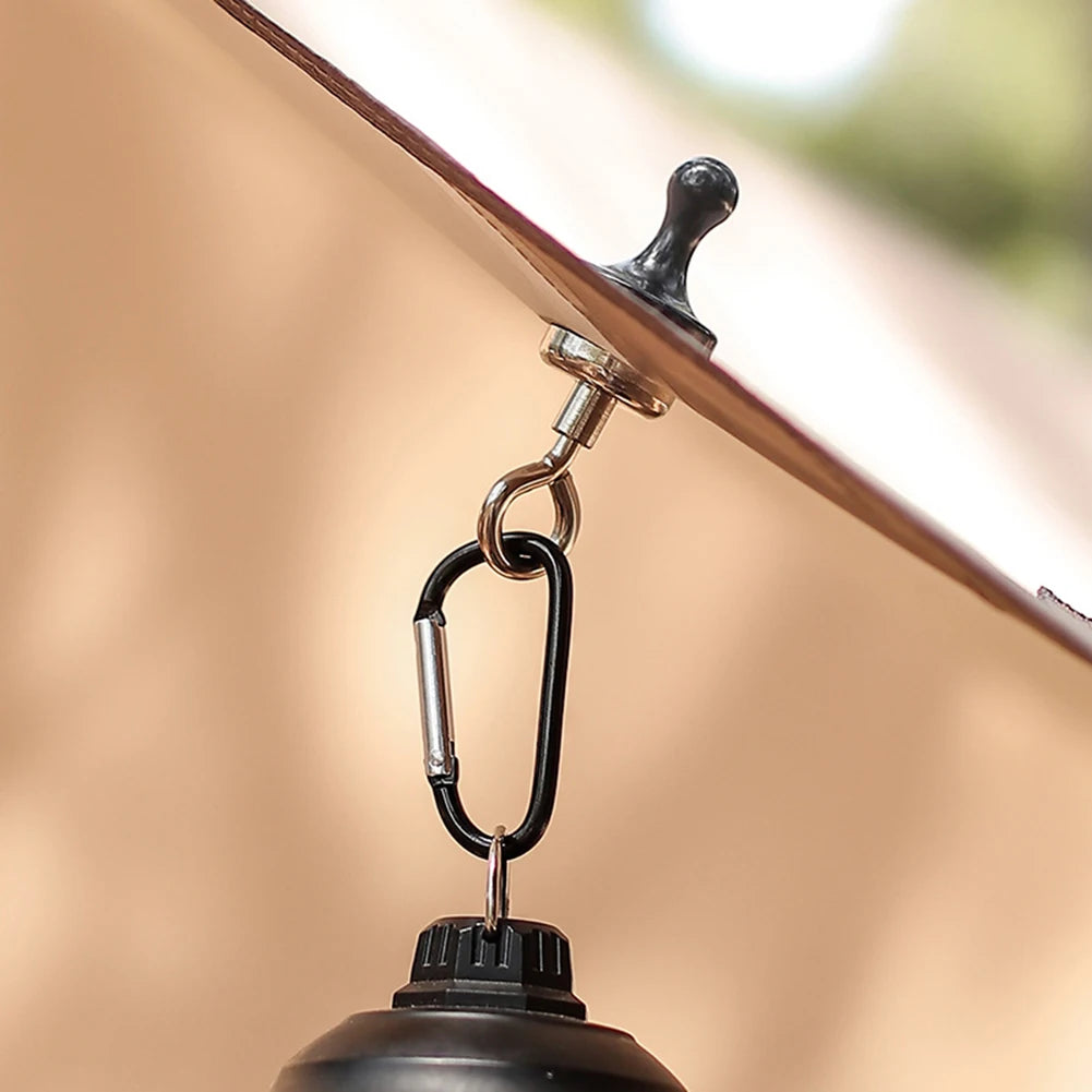 Strong Magnet Hooks Pulling Force Hanging Carabiners Heavy Duty Multipurpose for Outdoor Hanging Camping Light Qme