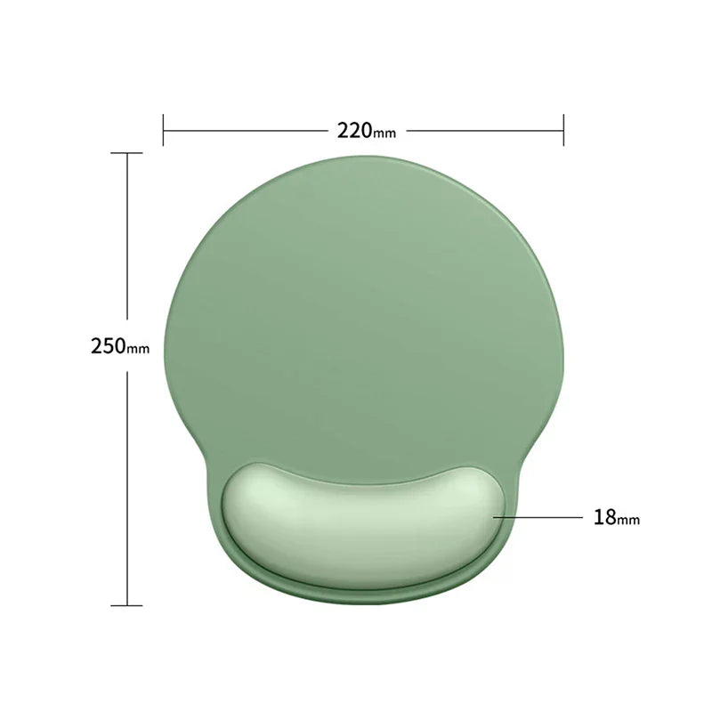 Non Slip Ergonomic Mouse Pad Wrist Support Gradient Soft Comfortable Qme
