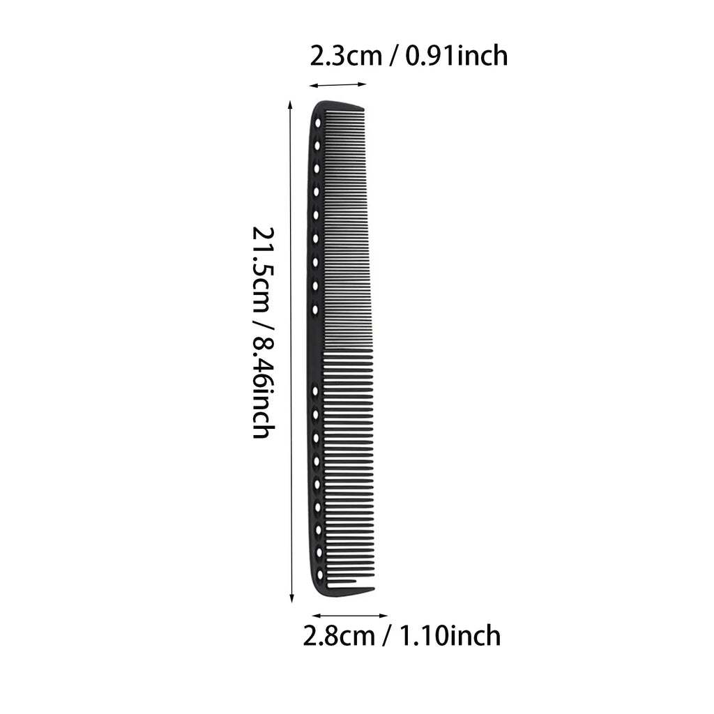Barber Cutting Fine Trimming Comb Plastic Hairdressing Fading Comb Daily Comfortable Hairstylist Tool Pet Grooming Comb Qme