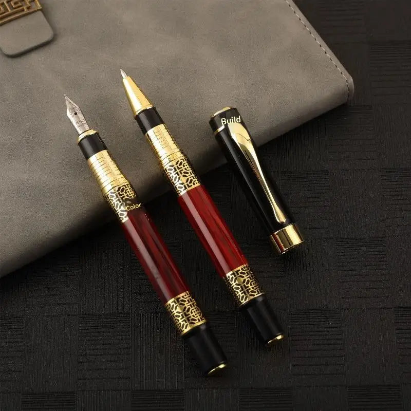 Smooth Writing Grain Fountain Pen Classic Texture Office School Qme