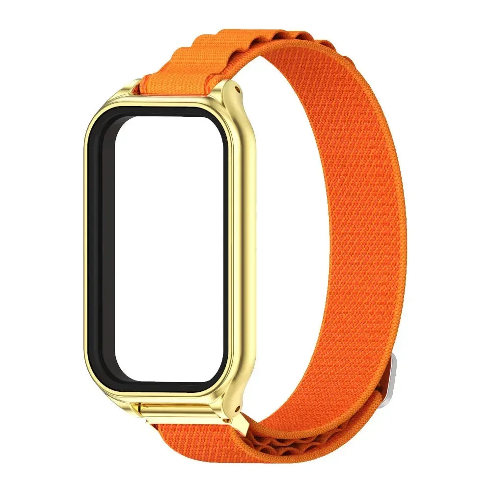 For Redmi Band 2 Strap Nylon Loop Bracelet for Xiaomi Redmi Smart Band 2 Correa Smart Watch Wrist Belt Accessories Qme OG For Mi Band 8 Active