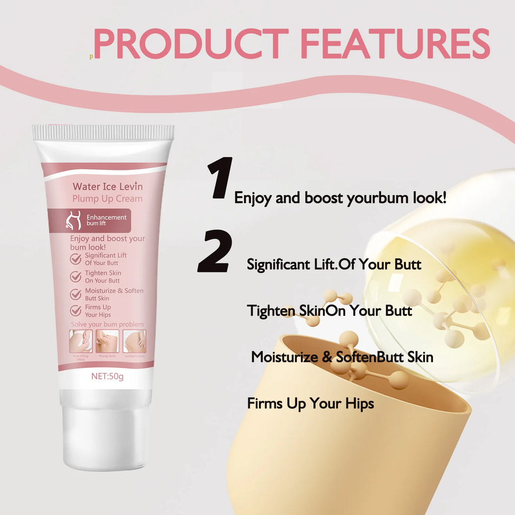 1pcs butt massage cream, containing hyaluronic acid, prevent sagging, shape hips, plump and sexy, and tighten the body Qme
