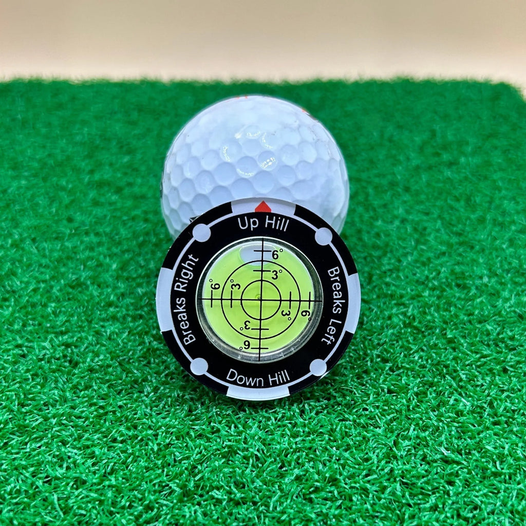 Golf Putting Green Reader Level Bubble Round Bullseye Spirit LevelSlope Finder Golf Training Aid Putt Ball Marker Alignment Tool Qme