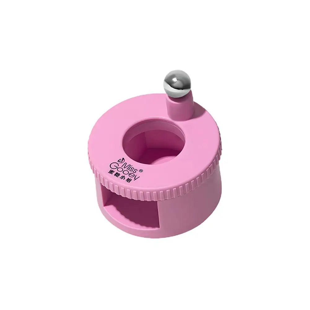 Rotating Cat Eye Magnet Nails Automatic Glass Bead Nail Spinner Qme pink