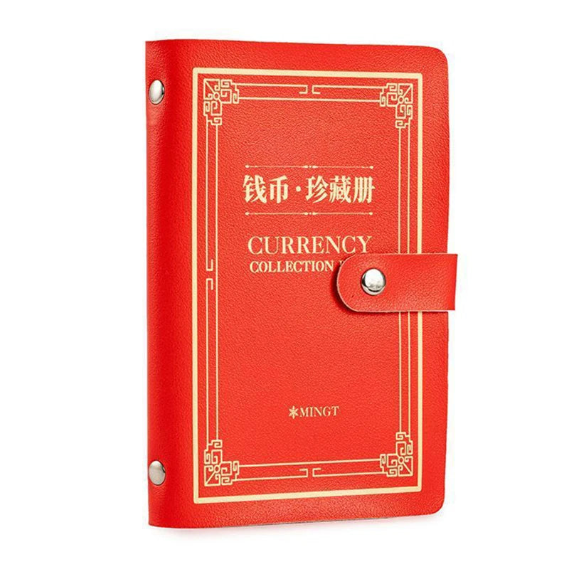 50pcs Large Capacity Banknote Collection Book For Collecting Paper Money Qme A2