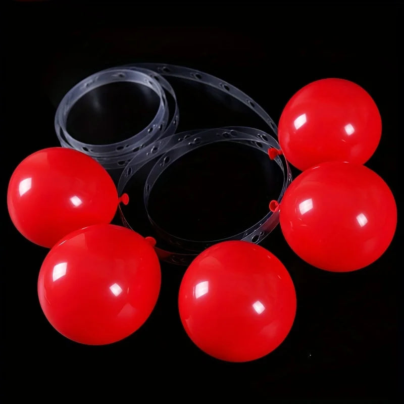 10 roll transparent double hole balloon chain for home parties Qme Other