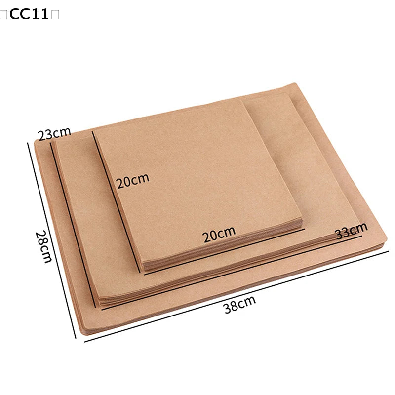50 Parchment Paper Baking Sheets Non-stick Precut Oven Air Fryer Qme