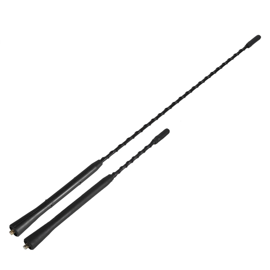 Aerial Antenna Screw on Antenna Roof Reception Antenna Car Auto Roof Mast Stereo Radio FM AM Amplified Booster Antenna Qme