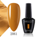 NAILCO 131 Colors Nail Gel Polish Off LED Semi Permanant Art Hybrid Qme 2061