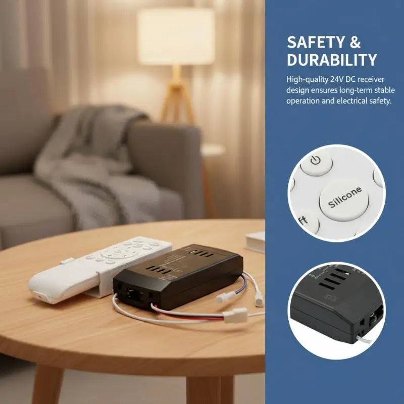 Ceiling Fan Remote Control Receiver Low Voltage 6 Speed Settings Qme