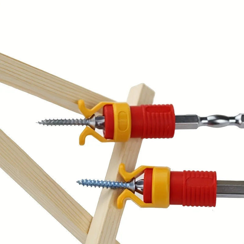 40mm*18mm Screw Bit Holder Fixing Sleeve Woodworking Tool Universal Generic Plastic Screw Holder Clamper Screw Accessories Qme