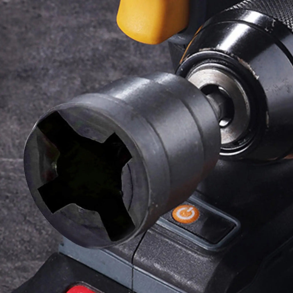 Scissor Jack Drill Adapter Rv Stabilizer Jack Socket Rust-Resistant Converter Tool Change Attachment Accessories for Auto Repair Qme