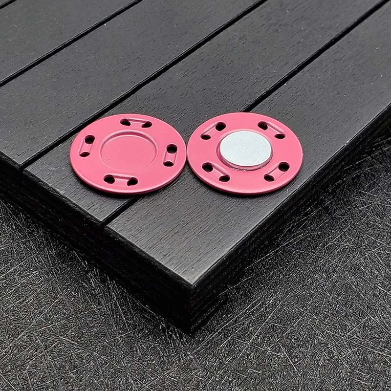 5Pairs 20Colors Metal Magnet Buckle Sewing Accessories Press Button For Jacket Bags Invisible Buckle DIY Cardigan Handwork Decor Qme 17 25mm