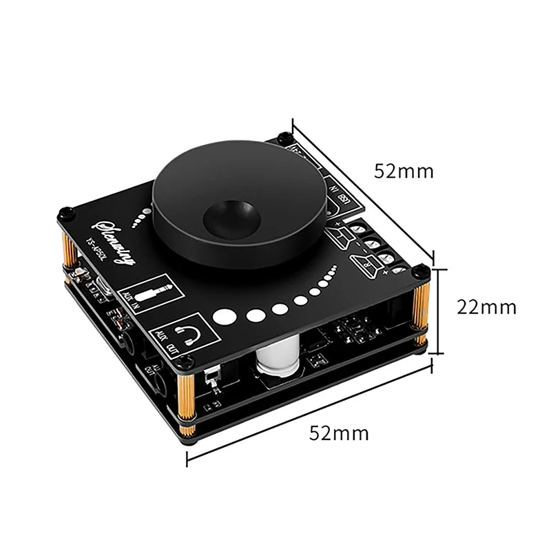 Stereo AUX USB APP DC12V-24V YS-AP50L Bluetooth-compatible 5 0 Qme