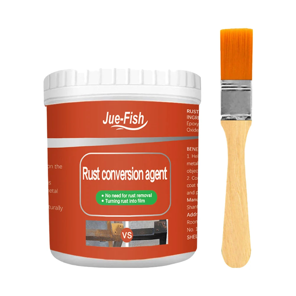 300g Metal Surfaces Rust Remover Water Based Paint Metal Rust Converter Anti-rust Protection Car Coating Primer Rust Inhibitor Qme 300g