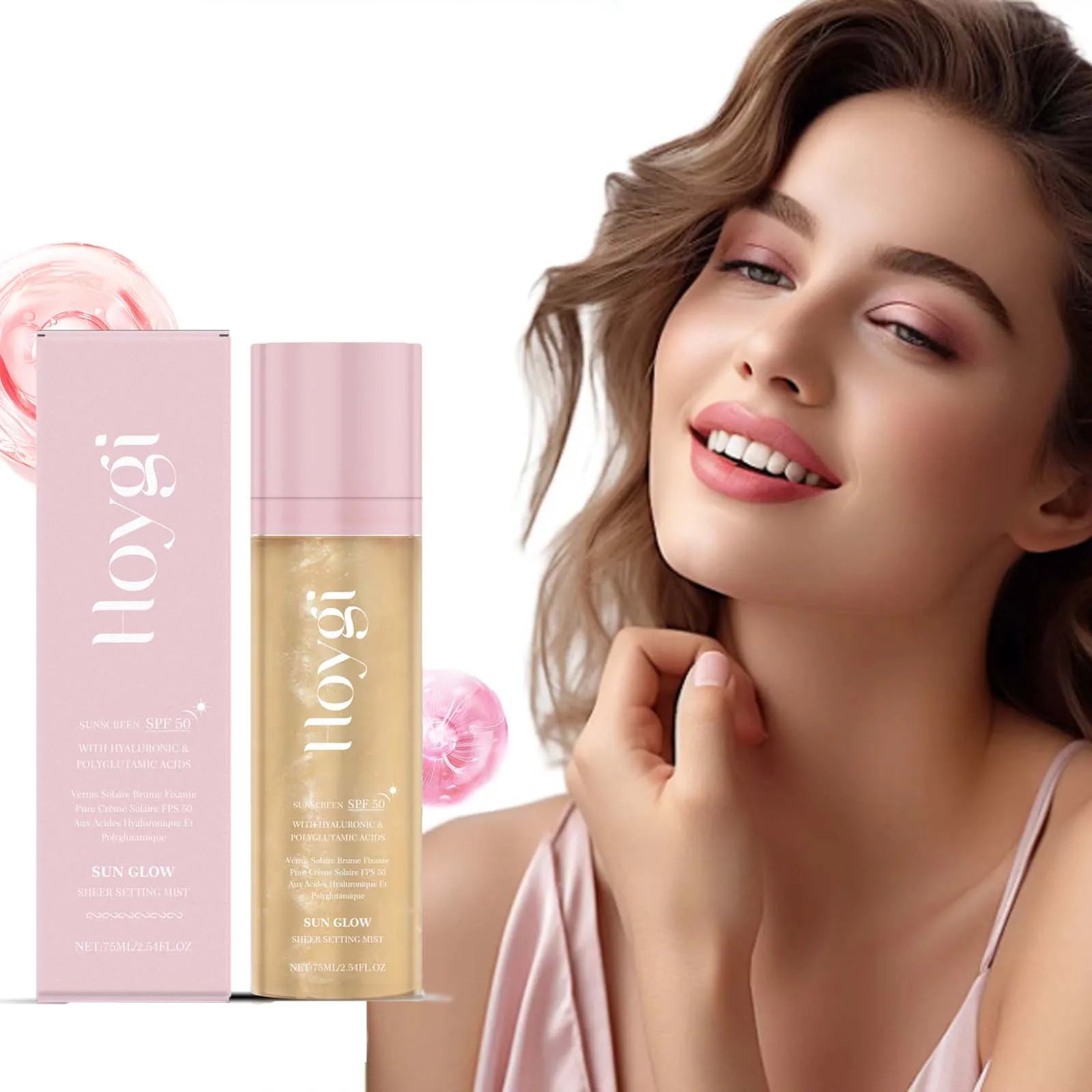 Spf 50+ Setting Spray Oil Control Matte Finish Long-Lasting Natural Non-greasy Waterproof Face Fixer Makeup Mist Spray Qme