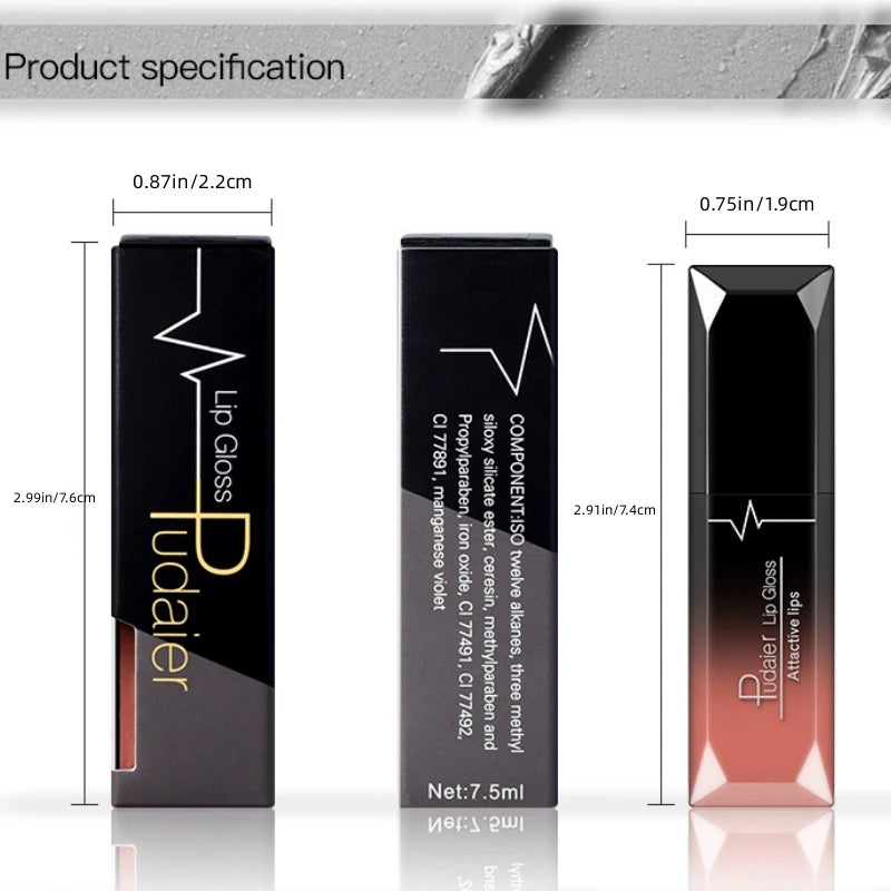 Lip Makeup 17 Sexy Matte Long Lasting Lipgloss Liquid Lipstick Cream Qme