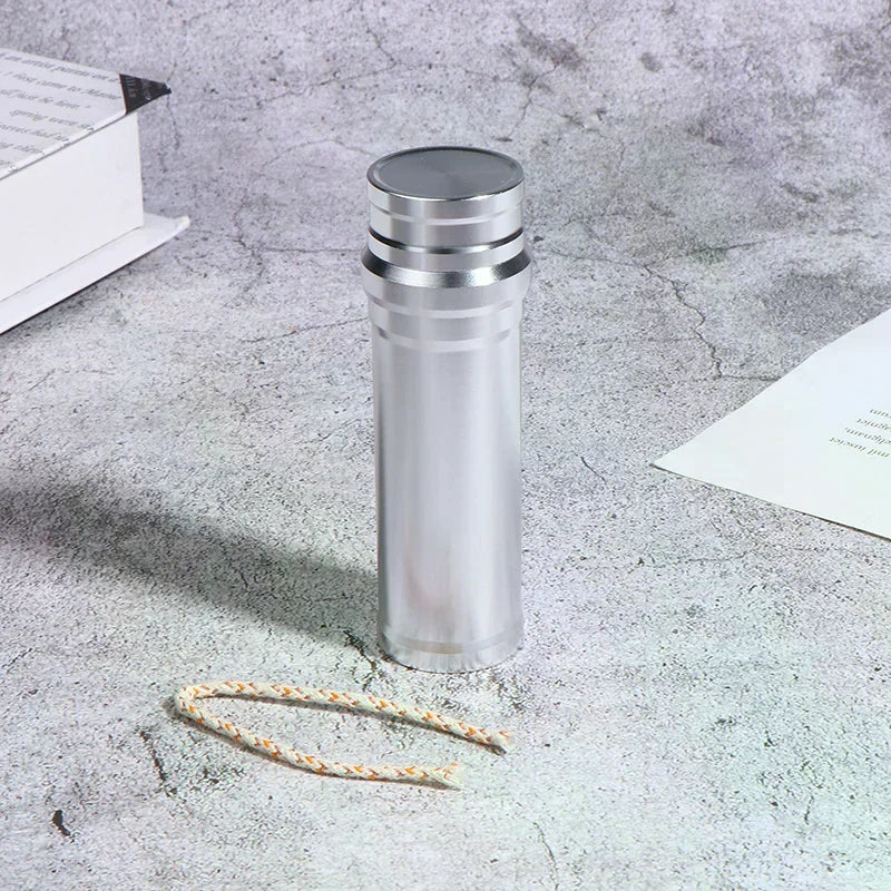 Portable Aluminum Alloy Mini Alcohol Lamp Laboratory Equipment Heating Liquid Stove Home Lighting Outdoor Garden Camping Qme
