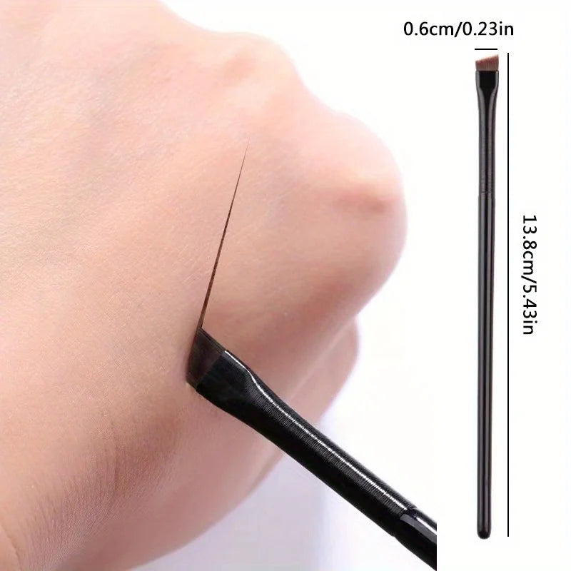 Sickle Shape Nose Shadow Brush Set,Soft Synthetic Bristles Angled Contour Brush For Nose Highlight & Shading,for Beginners Qme