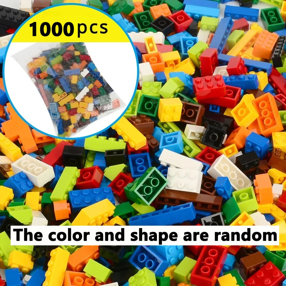 Random DIY Creative Building Blocks Bulk Set Urban Classic Building Blocks Assembled Birthday Gift Children's Educational Toys Qme Opp bag 1