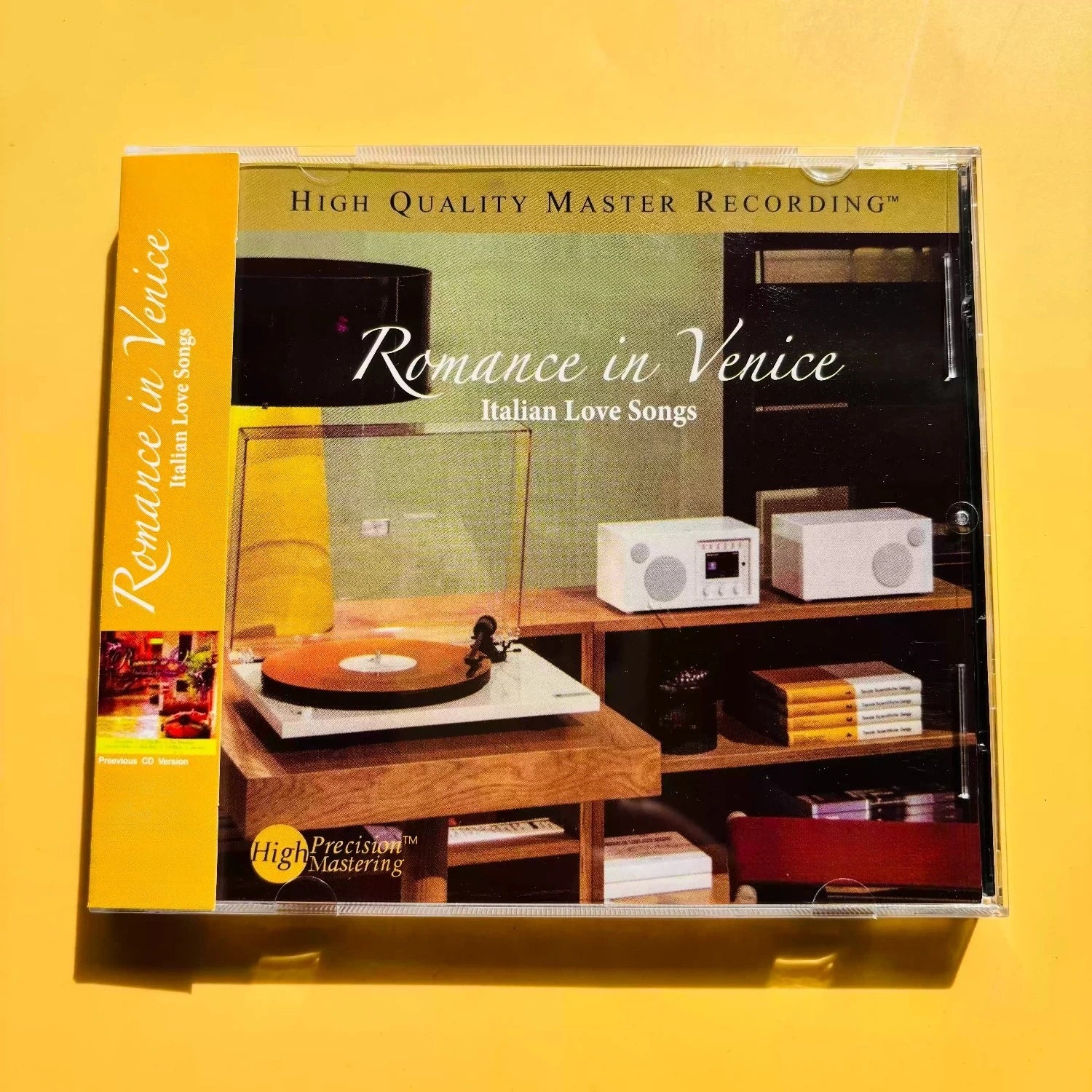 "Romance in Venice" Italian Love Songs Audiophile CD, High Quality Master Recording, Instrumental Tracks for Hi-Fi Enthusiasts Qme Romance in Venice