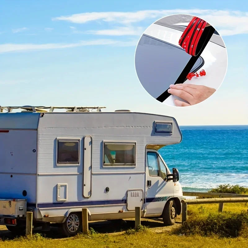Protect your RV with our high-quality seal strip kit anti-collision and soundproof, suitable for sunroofs, tailgates, and more! Qme