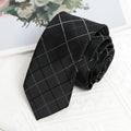 Black Stripe Tie Cufflink Cravat Bowtie Wedding Ties Gifts Men Handky