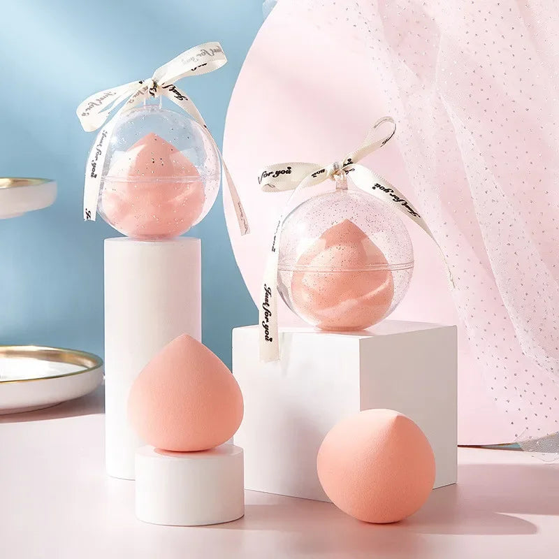 Peach Water Drop Gourd Makeup Sponge Professional Cosmetic Puff for Foundation Concealer Cream Make Up Blender Soft Sponge Qme