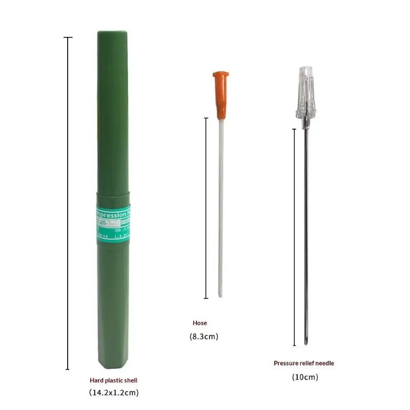 First Aid Emergency Tension Pneumothorax Thoracic Needle Complete Qme A1