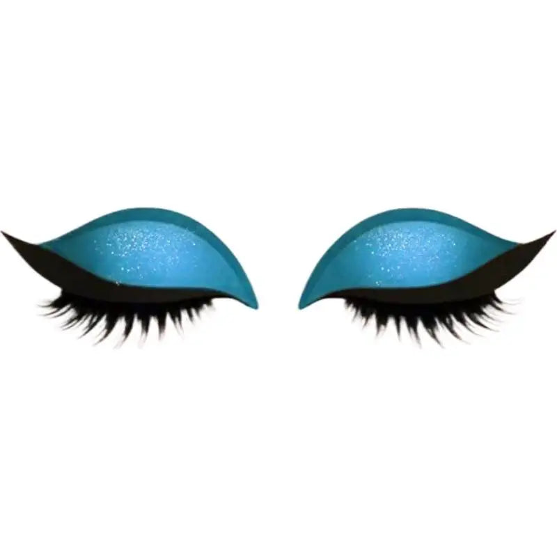 Colorful Lazy Eyelash Stickers Reusable Eye Shadow Patch Waterproof Qme E