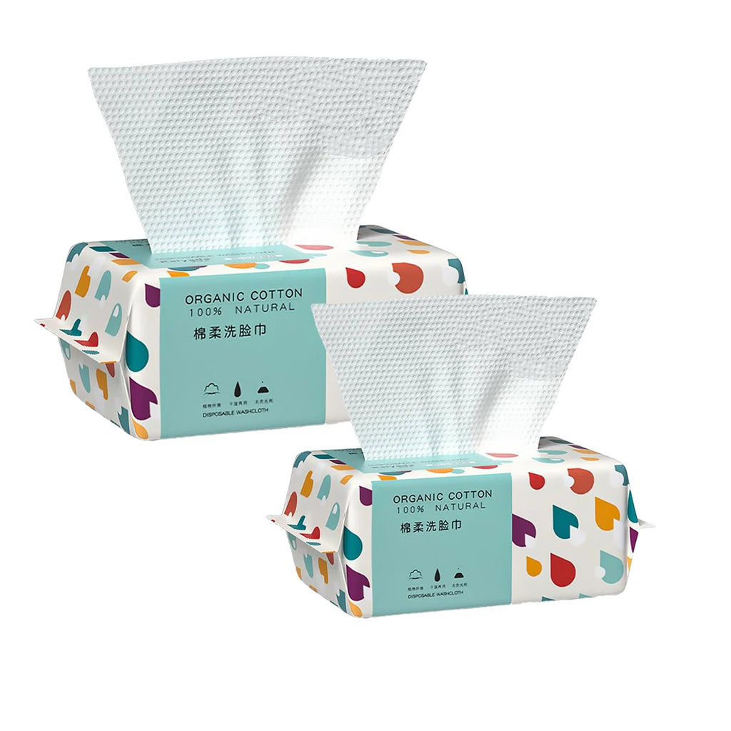 Soft Cotton Disposable Face Towel Thicken Facial Towelettes Dry Wipes Qme