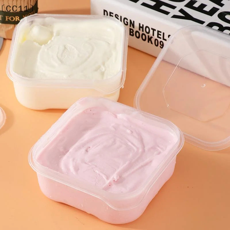 CC11350 Ice Cream Storage Tub Reusable Box Container Mold Lid Kitchen Qme