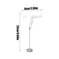 Electric Mixer Milk Beater Double Head Coffee Frother Foamer Machine Stainless Steel For Home Kitchen Wholesale&Dropship Qme CN White