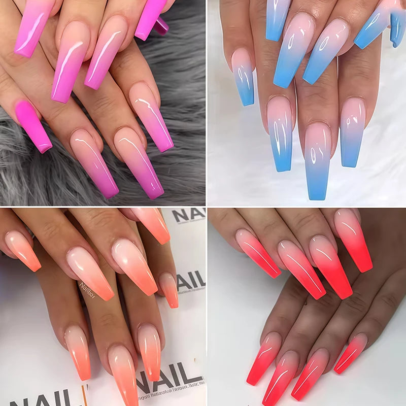 16-grid Nail Polish Powder Pigment Gradient Create Blush Effect Qme
