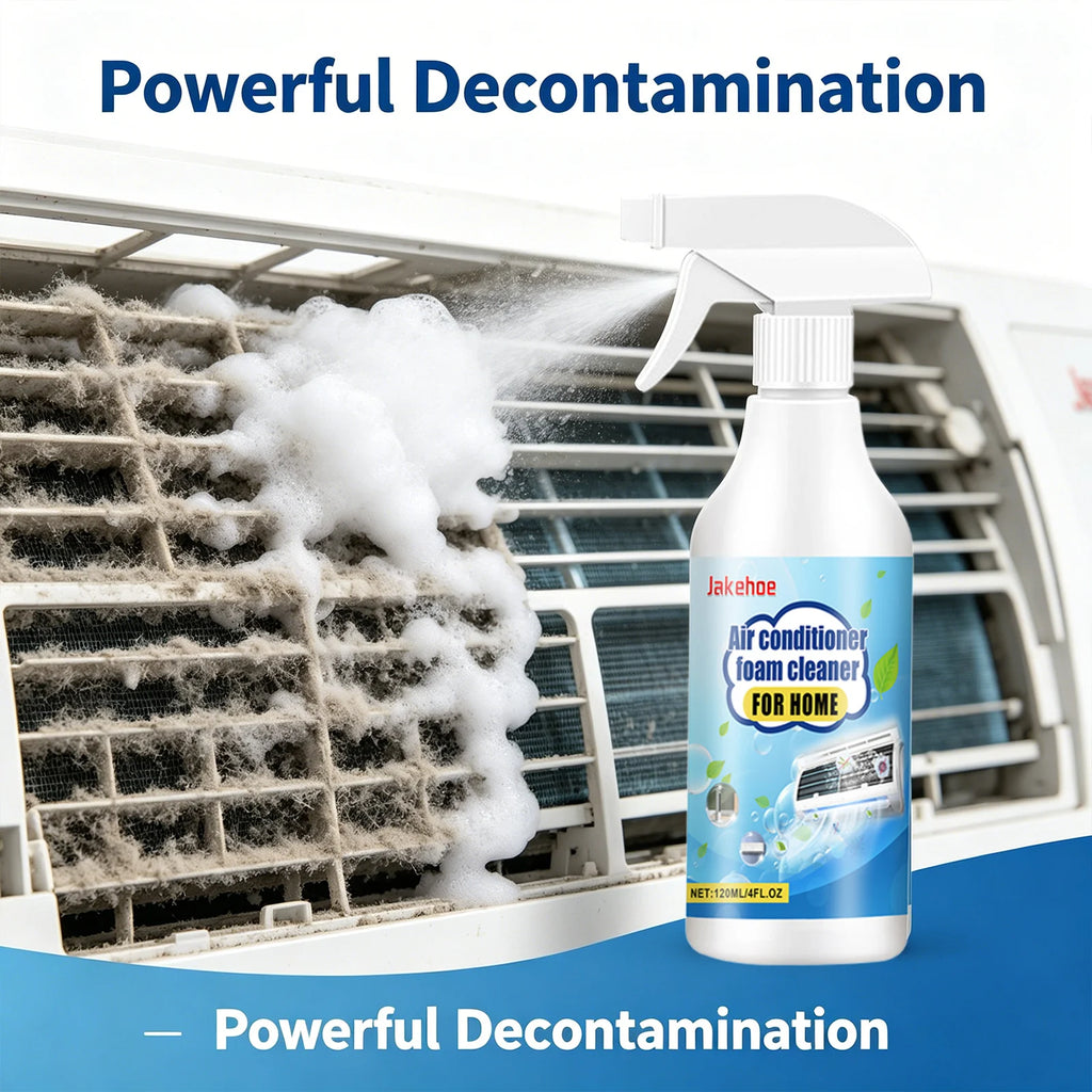 Air Conditioner Foam Cleaner Remove Stains Eliminate Odor Restore Operating Efficiency Improving Lifespan No-Rinse Foaming Spray Qme