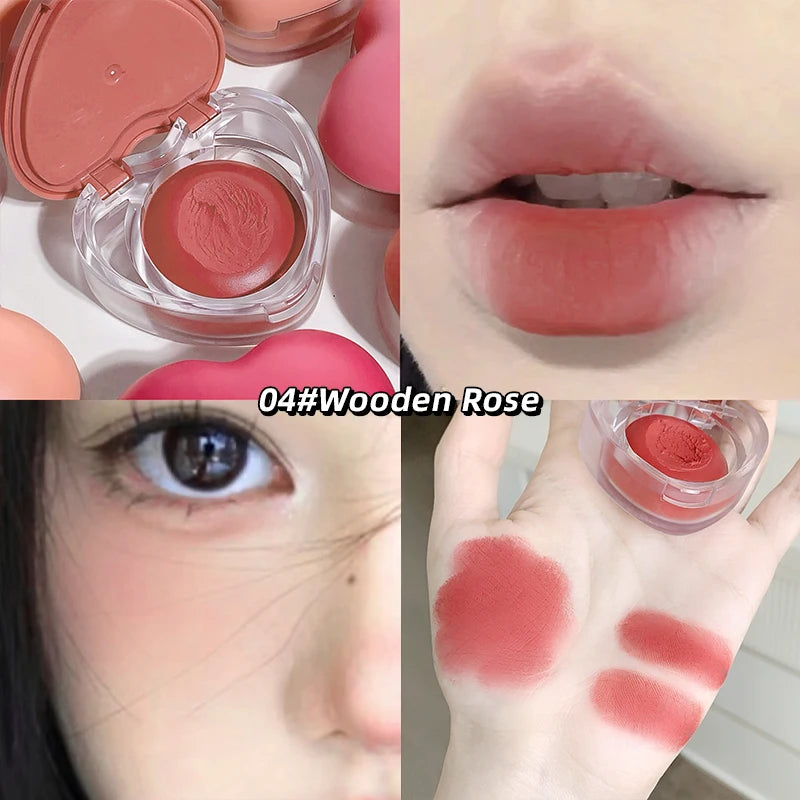 Gegebear Love Lip Cheek Cream Matte Powder Soft Valentine's Day Qme GX1230-4